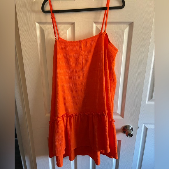Light Weight Orange Summer Dress - Picture 4 of 5